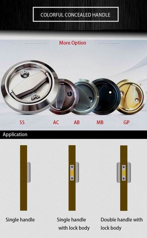 Factory custom Concealed Stainless steel 304 door push plate with reasonable price